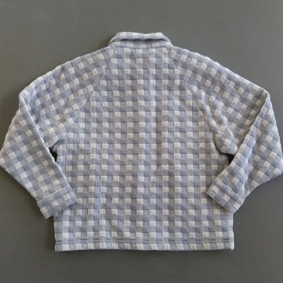 Madewell Gray Plaid Jacket - Picture 8 of 11